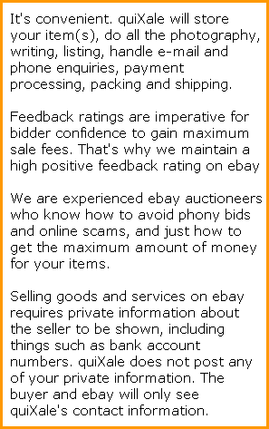 quiXale will turn your unwanted goods in to cash!
